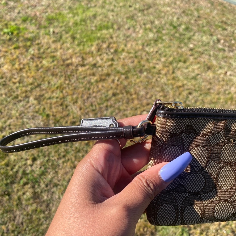 COACH signature wristlet , NWT - Picture 10 of 14